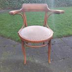 vintage stoel, Gebruikt, Retro, Bruin, Eén