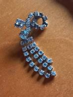 Vintage strass broche 3.5x5 cm, Ophalen of Verzenden