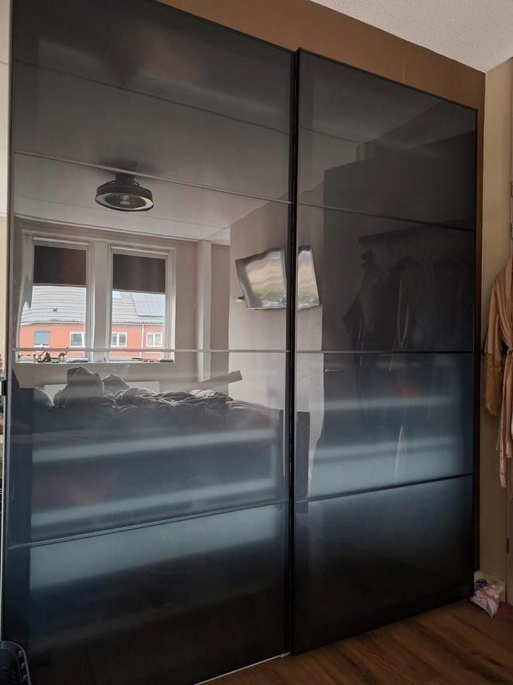 Schuifdeuren ikea pax, Huis en Inrichting, Kasten | Kledingkasten, 200 cm of meer, Glas, Ophalen of Verzenden