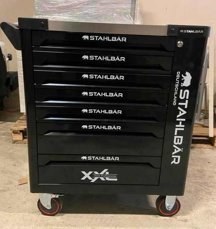 Nieuw Professionele Stahlbar Gereedschapswagen 7/7 Gevuld, Auto diversen, Autogereedschap, Nieuw, Ophalen of Verzenden