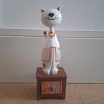 Katten beeldje, Verzamelen, Beelden en Beeldjes, Ophalen of Verzenden, Gebruikt, Dier