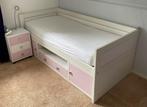 LifeTime bed met opbergruimte, Ophalen, 85 tot 100 cm, Gebruikt, Lattenbodem
