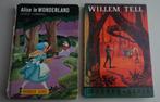 Alice in Wonderland en Willem Tell, Gelezen, Ophalen of Verzenden, Resp. Lewis Carroll en He, Fictie