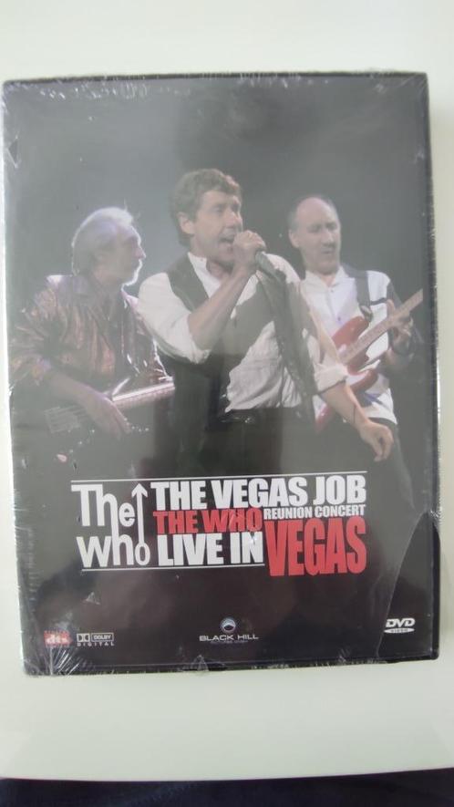 DVD THE WHO LIVE - THE VEGAS JOB  -REUNION CONCERT, Cd's en Dvd's, Dvd's | Muziek en Concerten, Nieuw in verpakking, Muziek en Concerten