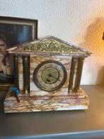 Antieke franse marmeren pendule schoorsteenklok klok, Ophalen