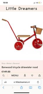 Banwood tricyle driewieler nieuw, Fietsen en Brommers, Nieuw, Ophalen of Verzenden
