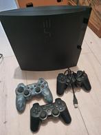 Ps3 + controllers, Spelcomputers en Games, Spelcomputers | Sony PlayStation 3, Ophalen, Gebruikt, Met 1 controller, Slim