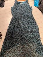 H&M Blauwe Jurk met Luipaardprint, Kleding | Dames, Jurken, Maat 38/40 (M), Blauw, Ophalen of Verzenden, Zo goed als nieuw