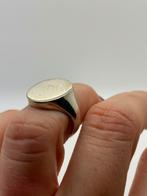 Z646 Prachtige zilveren zegelring maat 16,75, Sieraden, Tassen en Uiterlijk, Antieke sieraden, Ophalen of Verzenden, Zilver, Ring