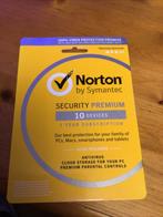 Norton 360 Security PREMIUM 2025+VPN - 10 Apparaten - 1 Jaar, Computers en Software, Antivirus- en Beveiligingssoftware, Verzenden