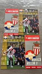 Programmaboekjes Willem II - AS Monaco, Ophalen of Verzenden, Zo goed als nieuw, Willem II