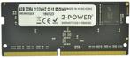 2-Power 4Gb DDR4 2133 SODIMM - Show, Niet ingevuld, Server, DDR4, Niet ingevuld