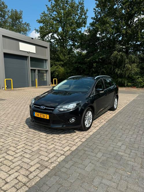 Ford Focus 1.0 Ecoboost 92KW Wagon 2013 Zwart *DISTR VERV*, Auto's, Ford, Bedrijf, Focus, Benzine, A, Stationwagon, Handgeschakeld