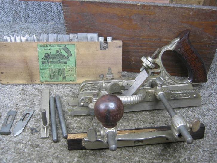 Stanley nr 45 combinatie schaaf. Made in USA, circa 1900, Antiek en Kunst, Antiek | Gereedschap en Instrumenten, Verzenden