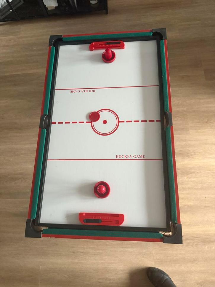 Smobey 3-in-1 Speeltafel - Biljart, Tafeltennis, Airhockey, Hobby en Vrije tijd, Gezelschapsspellen | Bordspellen, Zo goed als nieuw