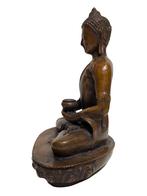 Antiek bronzen Boeddhabeeld – Nepal / Thailand, Antiek en Kunst, Antiek | Koper en Brons, Ophalen of Verzenden, Brons