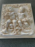 Vintage engelen wandbord, Antiek en Kunst, Antiek | Wandborden en Tegels, Verzenden