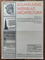 Bouwkundig Weekblad nr 14 oa glas in architectuur (1938), Boeken, Tijdschriften en Kranten, Gelezen, Overige typen, Ophalen of Verzenden