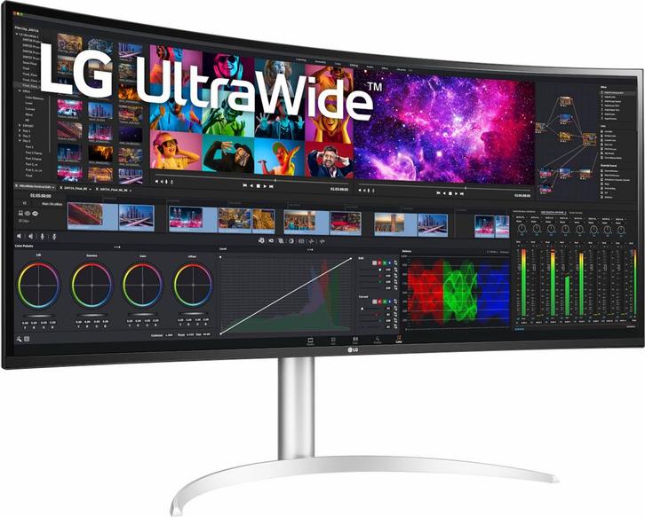 LG 40WP95CP-W UltraWide monitor, Computers en Software, Monitoren, Nieuw, 61 t/m 100 Hz, USB-C, Ultrawide, IPS, Ultra HD (4K)