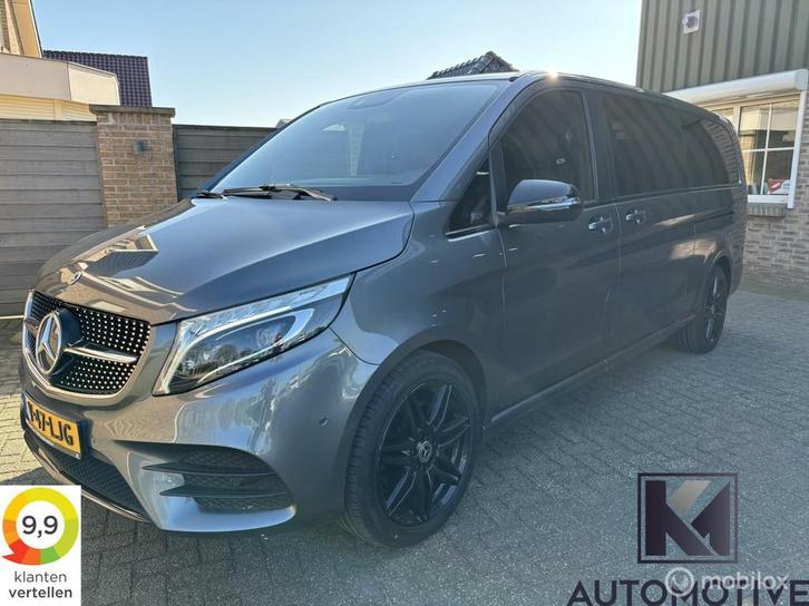 Mercedes V-Klasse 300d XL Avantgarde|AMG|Luchtvering|Burmest, Auto's, Bestelauto's, Bedrijf, Te koop, 360° camera, ABS, Achteruitrijcamera