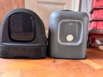 Twee zwarte/antreciet kattenbakken, Dieren en Toebehoren, Kattenbakken, Ophalen, Gebruikt, Gesloten