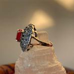 Robijn passie geluk aantrekken power retro uniek SALE, Sieraden, Tassen en Uiterlijk, Ringen, Nieuw, Ophalen of Verzenden, 17 tot 18
