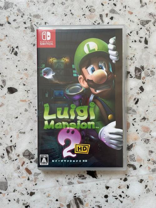 Luigi Mansion 2 - Japanse editie - Switch, Spelcomputers en Games, Games | Nintendo Switch, Zo goed als nieuw, Avontuur en Actie