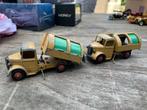 Dinky Toys Bedford Vuilnis auto's 1948 (2-stuks), Dinky Toys, Gebruikt, Ophalen of Verzenden, Bus of Vrachtwagen