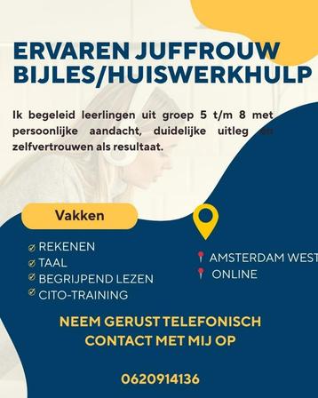 Bijles voor uw basisschoolkind beschikbaar voor biedingen