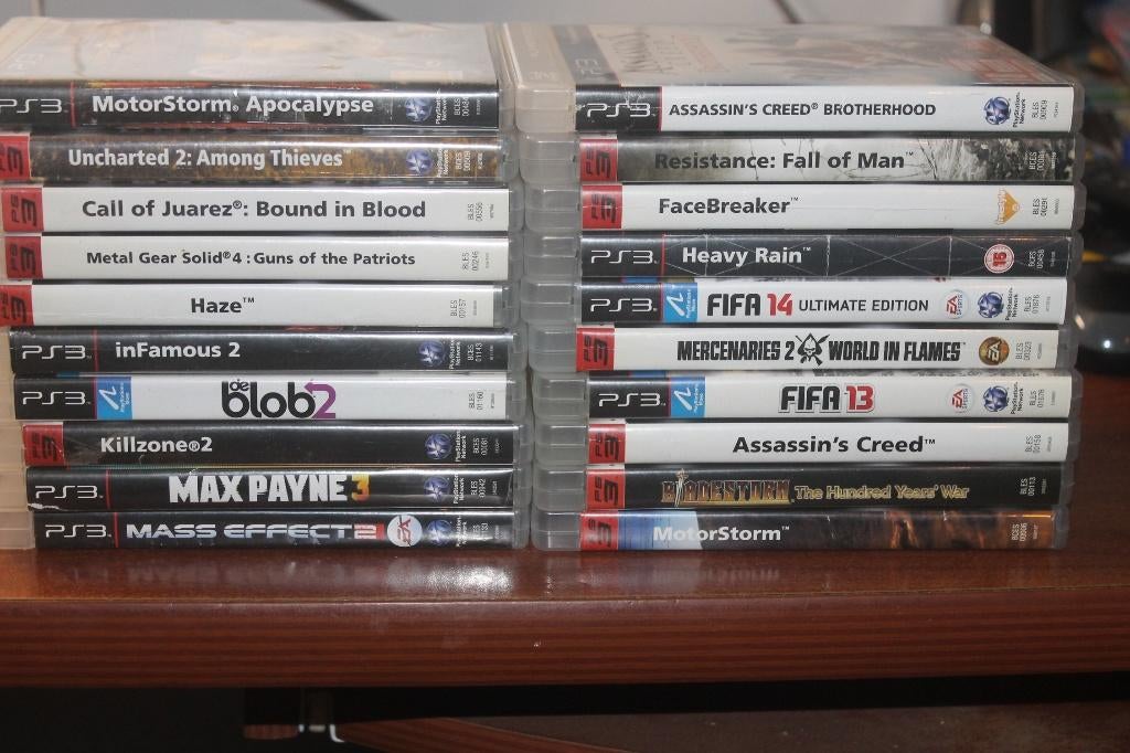 Playstation 3 deel 4: Heavy rain, Fifa, Motorstorm, Killzone, Avontuur en Actie, 1 speler, Eén computer, Ophalen of Verzenden