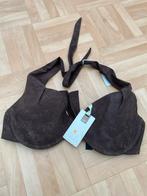 Playa Rouge Carmen Bruin Suede Bikini Top 40 D - Nieuw, Kleding | Dames, Badmode en Zwemkleding, Ophalen of Verzenden, Nieuw, Bruin