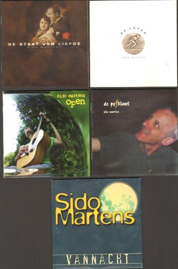 SIDO MARTENS 4 x CD-Album of per stuk GRATIS CDSingle *DC beschikbaar voor biedingen