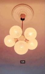 vintage Kaiser sputnik plafondlamp Mid-Century, Huis en Inrichting, Lampen | Hanglampen, Ophalen, 50 tot 75 cm, Zo goed als nieuw