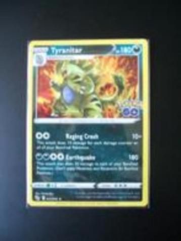 9478 Nieuwe Pokemon GO Kaart Rare Holo TYRANITAR  (043/078) beschikbaar voor biedingen