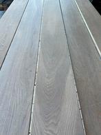 Eiken vloer 89 m2 lamel parket 19 cm breed 1,5 cm dik, Ophalen, Gebruikt, 2e hands onbekend, Onbekend