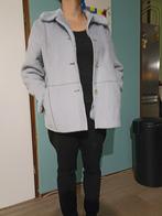 Lichtblauwe Jas met Bontkraag Fuchs Schmitt, Kleding | Dames, Jassen | Zomer, Blauw, Maat 42/44 (L), Ophalen of Verzenden, Onbekend