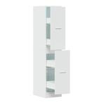 Apothekerskast bewerkt hout hoogglans wit, nieuw in doos, ., Radiator, Minder dan 60 cm, Ophalen of Verzenden