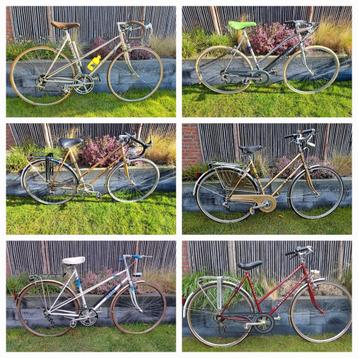 Vintage racefiets dames sportfietsen beschikbaar voor biedingen