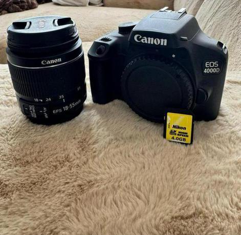 Canon EOS 4000D, Audio, Tv en Foto, Fotocamera's Digitaal, Zo goed als nieuw, Spiegelreflex, Canon, Geen optische zoom, Ophalen of Verzenden
