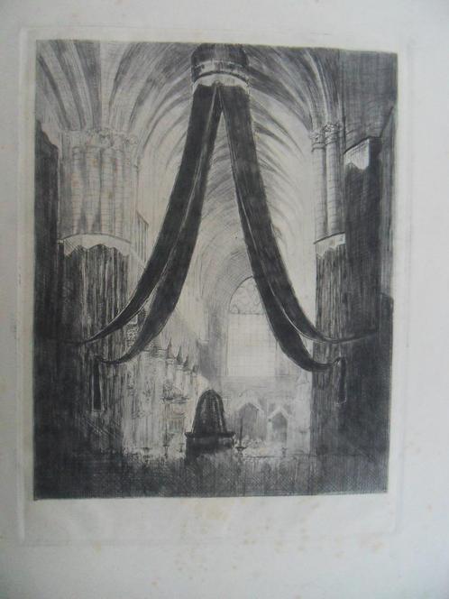 Cornelis Koppenol 1865-1946 + nog 4 etsen, Antiek en Kunst, Kunst | Etsen en Gravures, Ophalen of Verzenden