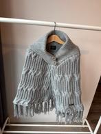 Grijze, gebreide poncho America Today | Zgan, Kinderen en Baby's, America Today, Overige typen, Meisje, Ophalen of Verzenden