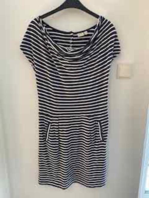 Blauw wit gestreepte jurk Esprit maat S/M, Kleding | Dames, Jurken, Gedragen, Maat 38/40 (M), Blauw, Knielengte, Ophalen of Verzenden