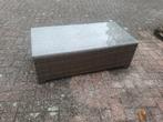 Tuinset tafel met glasplaat, Ophalen, Gebruikt, Wicker