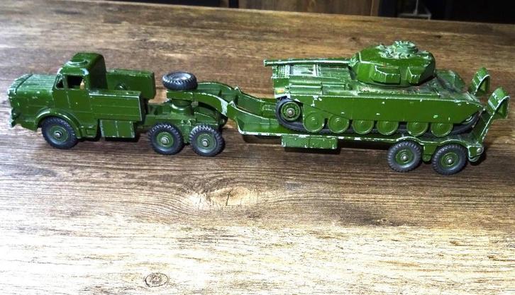 Dinky Super Toys Thornycroft Mighty Antar Tank Transporter, Hobby en Vrije tijd, Modelauto's | 1:43, Gebruikt, Bus of Vrachtwagen