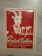 grolsch bokbier reclame bord, Verzamelen, Biermerken, Ophalen of Verzenden, Nieuw, Reclamebord, Plaat of Schild, Grolsch