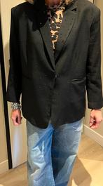 Kerst blazer met glitters, Kleding | Dames, Jasjes, Kostuums en Pakken, Ophalen, Zo goed als nieuw, Maat 38/40 (M), Zwart