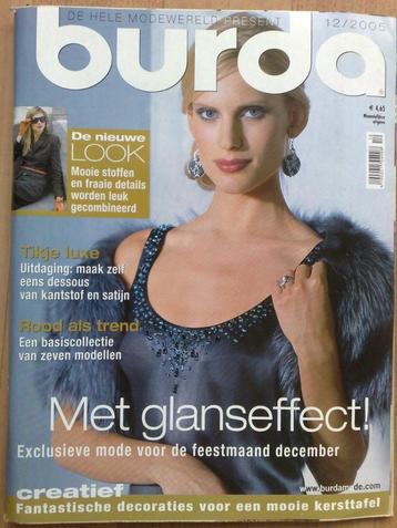 Burda december 2005 ,o. a. feestmode, zelf lingerie maken beschikbaar voor biedingen