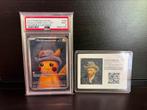 Pikachu Grey Felt Hat - PSA 9, Ophalen of Verzenden, Nieuw, Losse kaart