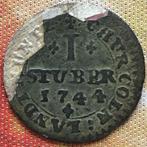 Duitsland Keulen 1 Stüber 1744, Clemens Augustus, Zilver, Duitsland, Ophalen of Verzenden, Losse munt