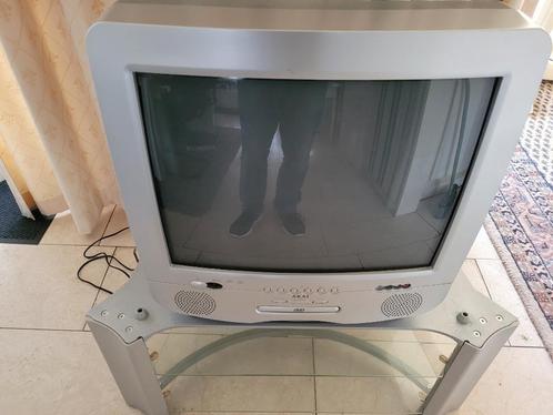 Vintage Akai beeldbuis tv met ingebouwde DVD speler 52 cm, Audio, Tv en Foto, Vintage Televisies, Gebruikt, 40 tot 60 cm, Overige merken